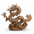 Hand carved boxwood Dragon ornament