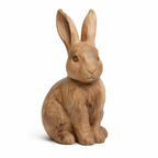 Hand-carved boxwood Rabbit Ornament