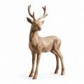 Hand-carved boxwood Deer ornament