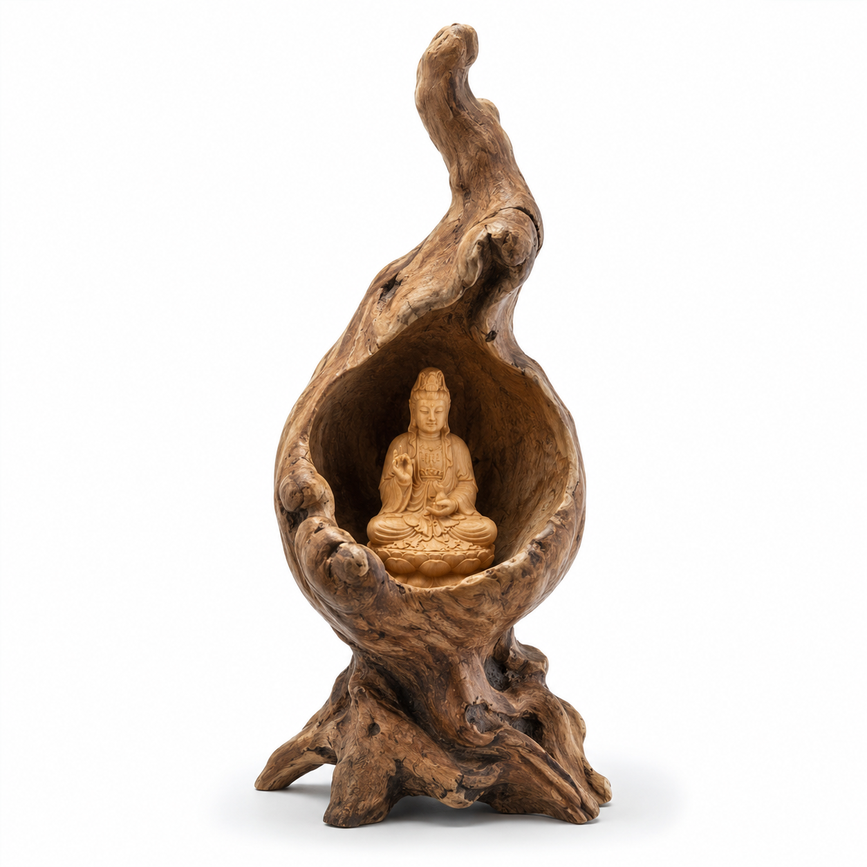 Rootwood  Meditation-niche  sculpture