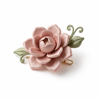 Heritage Silk Thread Floral Brooch