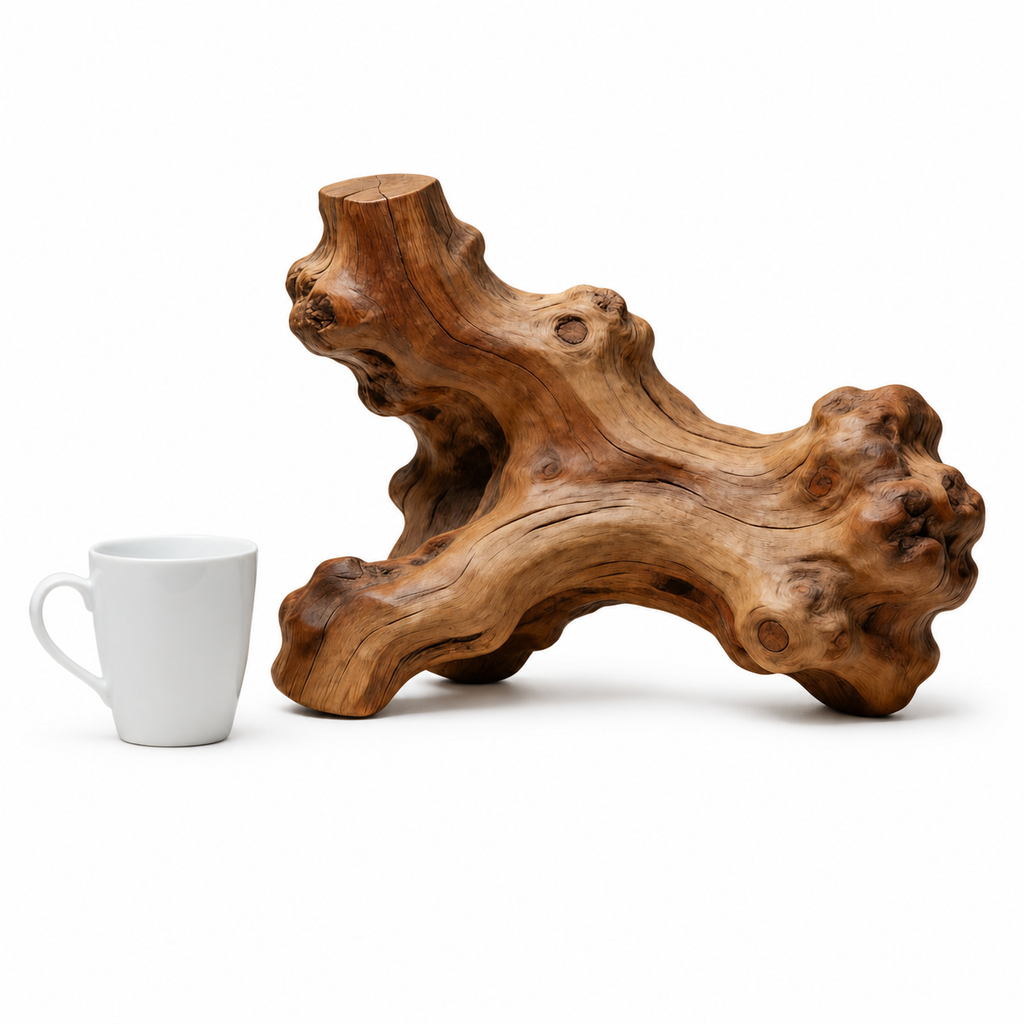 One-of-a-Kind Root Carving Sculpture