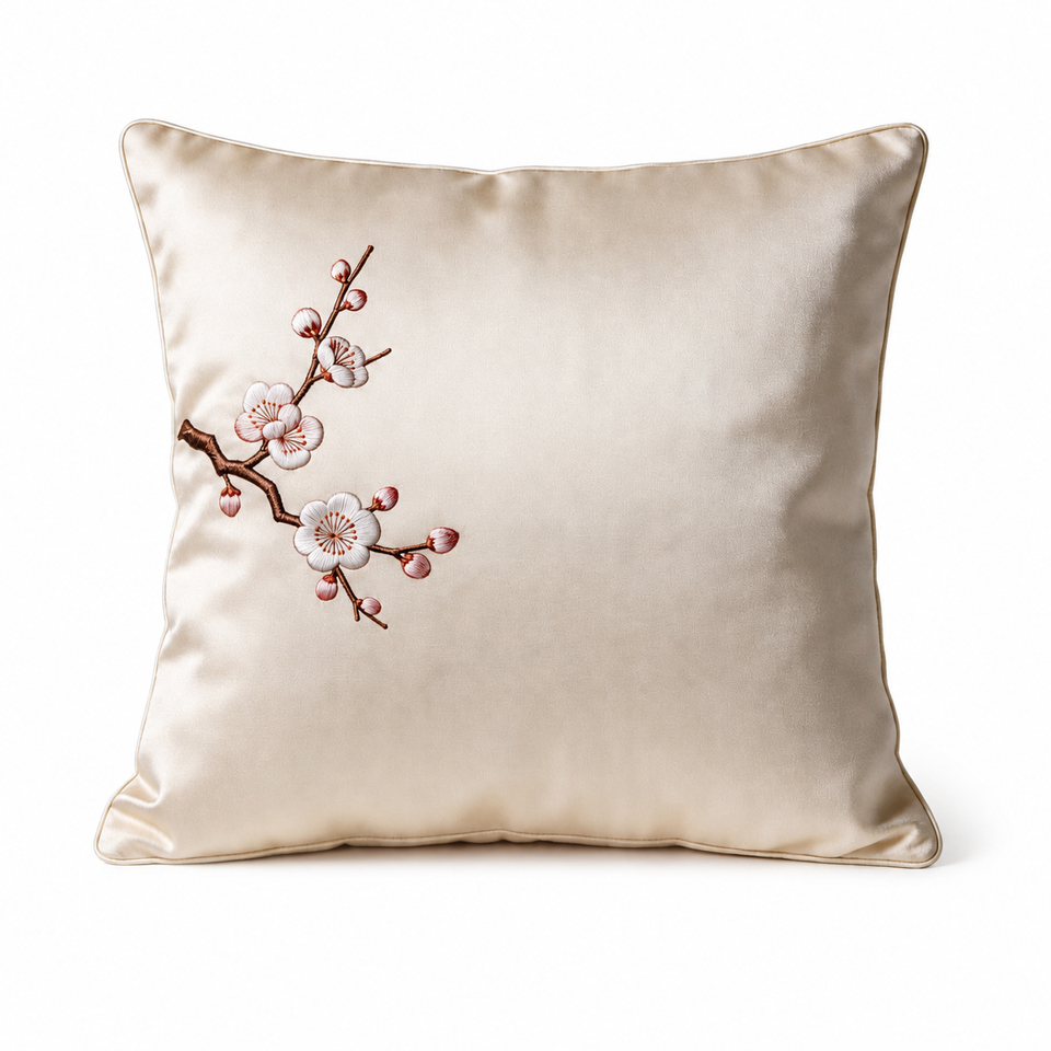 Silk Garden Suzhou Embroidery Cushion Cover