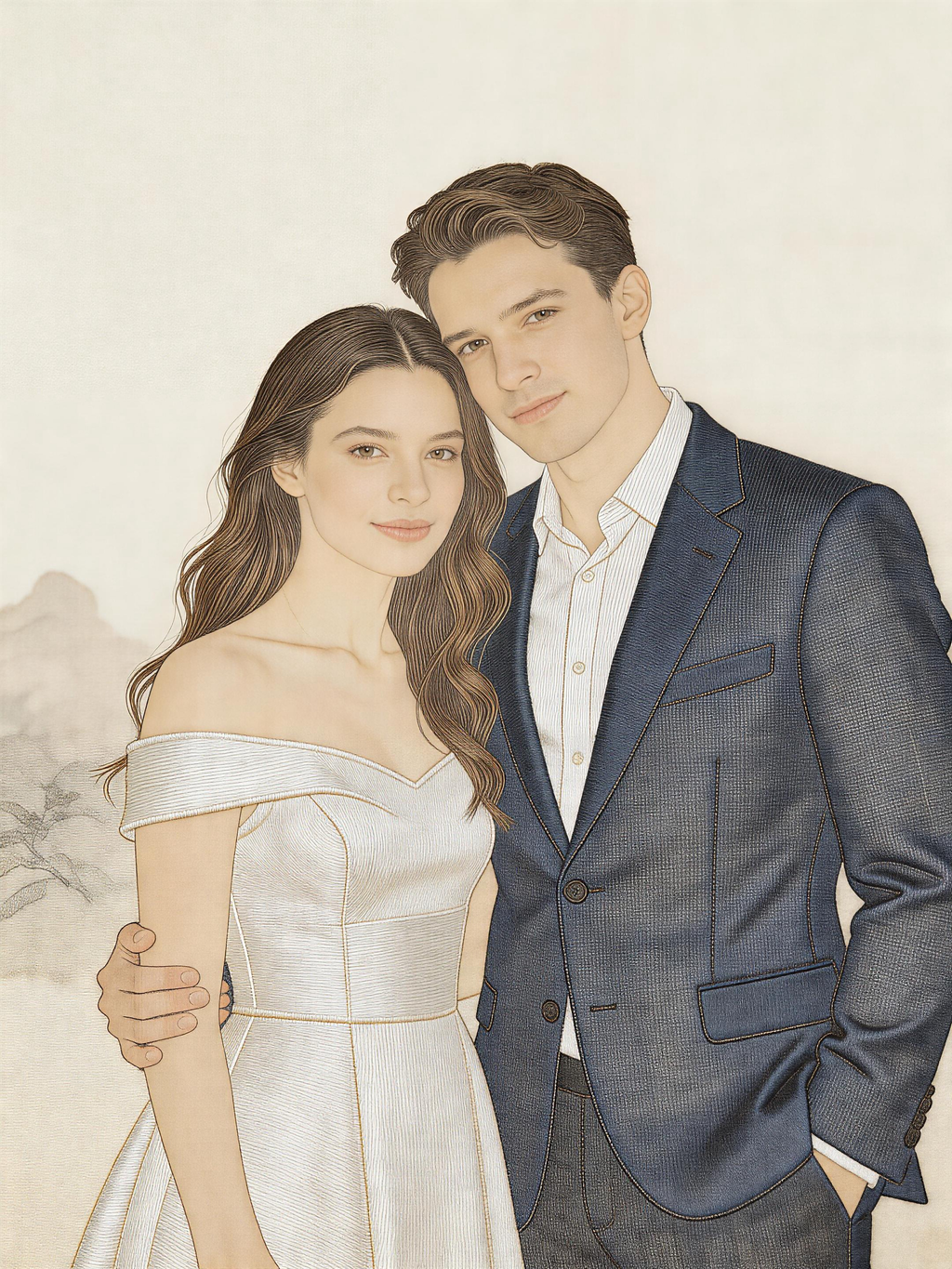 Custom Suzhou Embroidery Portrait