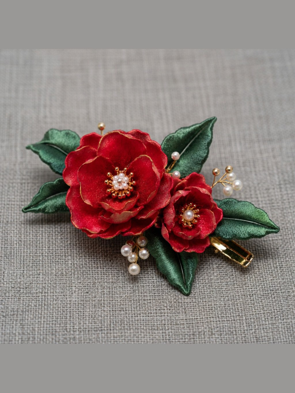 Camellia Chanhua Side Clip