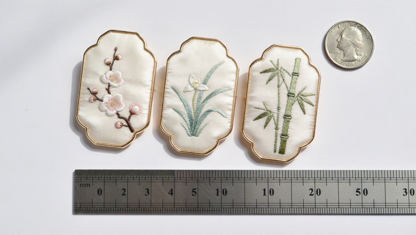 Suzhou Embroidery Brooch