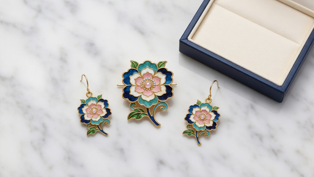 Cloisonné Jewellery Gift Box