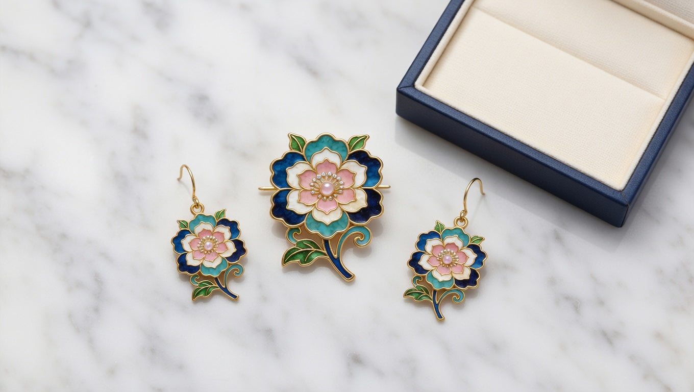 Cloisonné Jewellery Gift Box