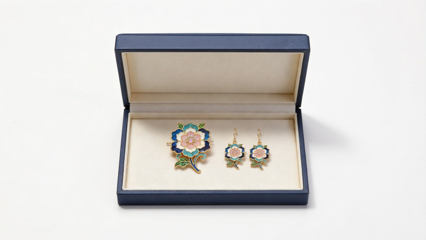 Cloisonné Jewellery Gift Box