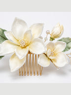 White Orchid Chanhua Hair Comb