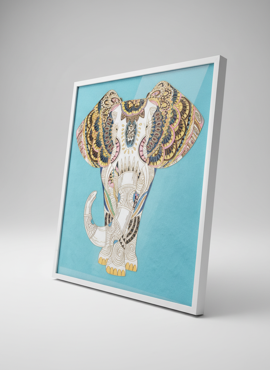 Graceful Elephant Statue