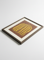 Golden Harvest Pumpkin Cloisonné Wall Art