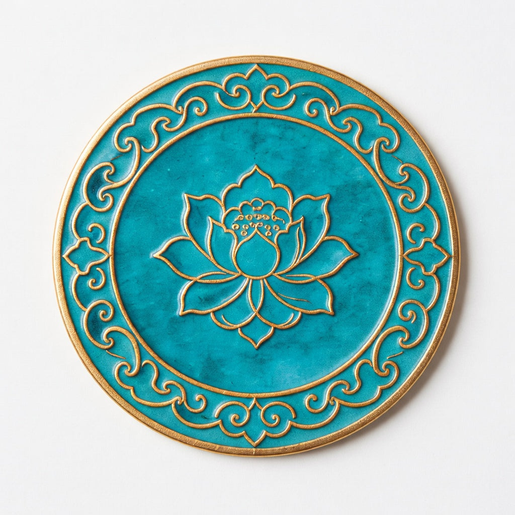 Cloisonné Coaster Set