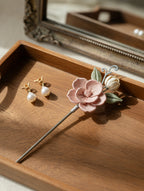 Silk Thread Blossom Hair Pin