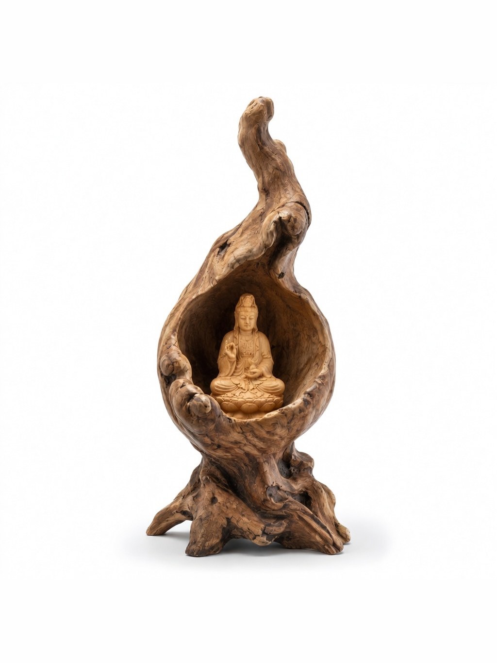 Rootwood  Meditation-niche  sculpture