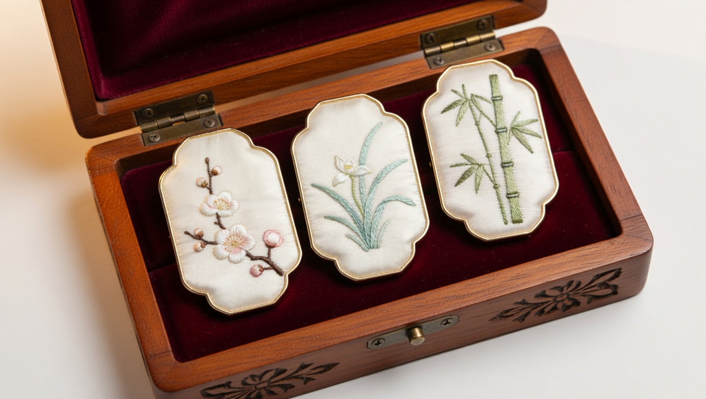 Suzhou Embroidery Brooch