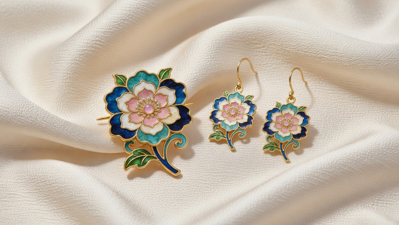 Cloisonné Jewellery Gift Box