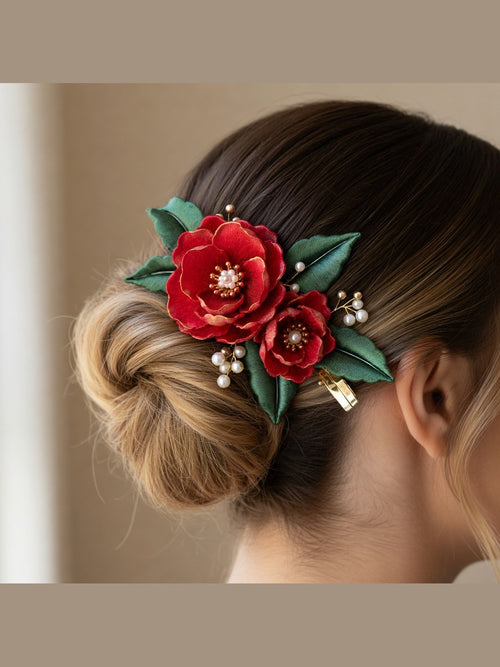 Camellia Chanhua Side Clip
