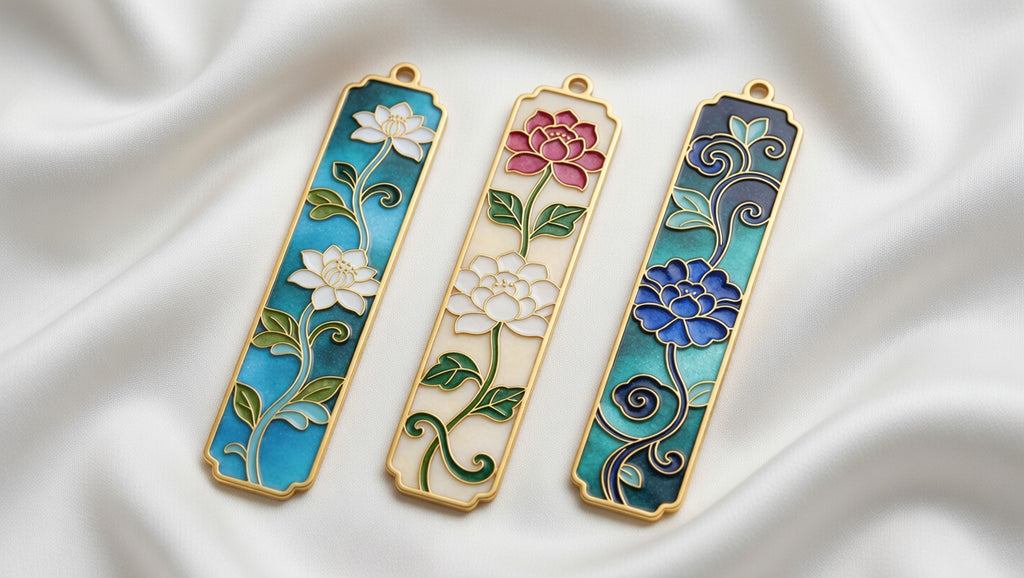 Cloisonné Bookmark Set