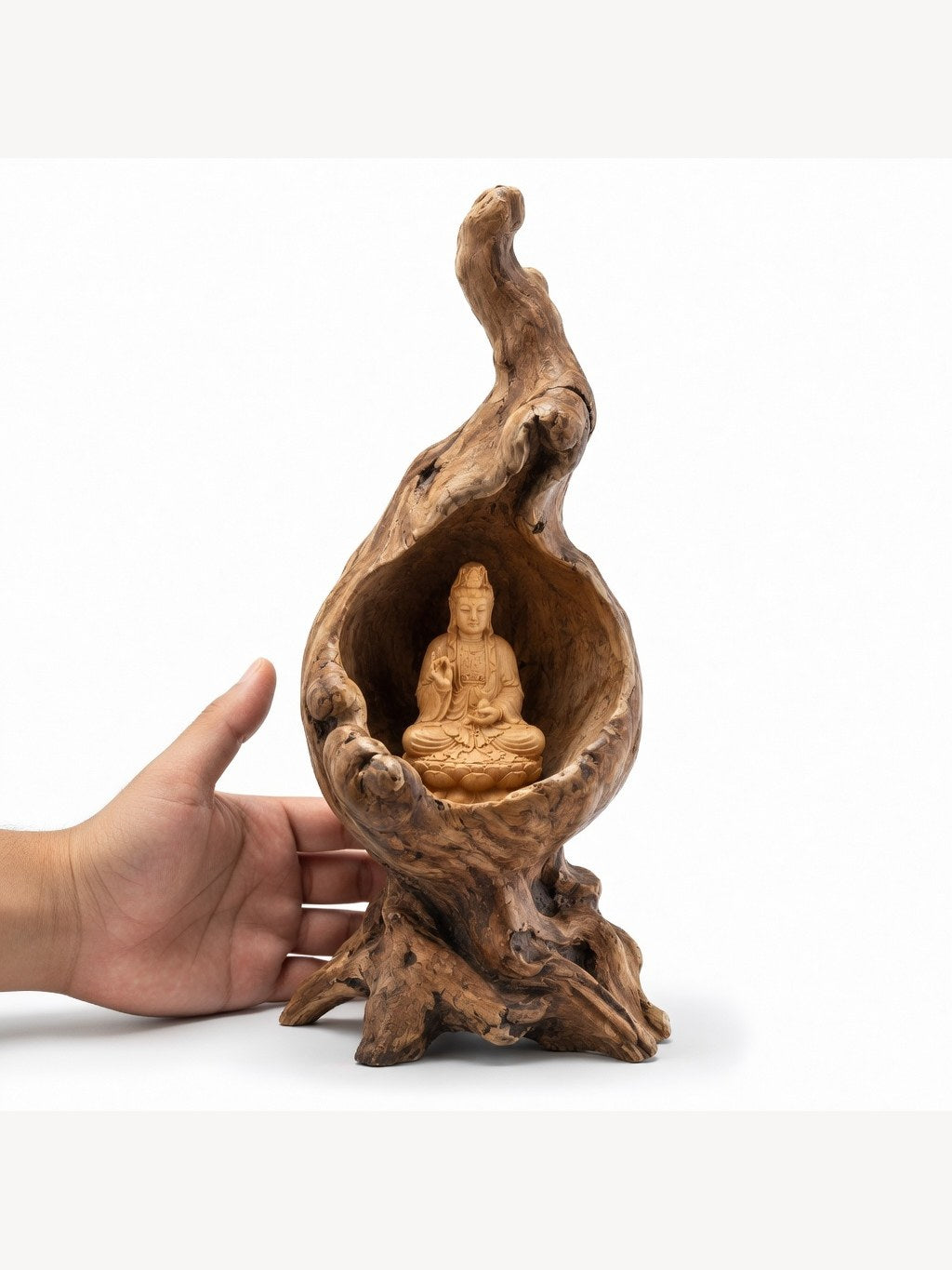 Rootwood  Meditation-niche  sculpture