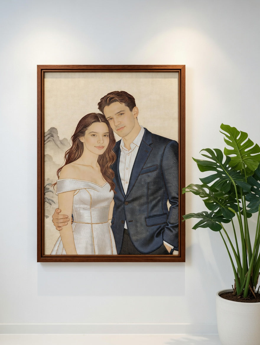 Custom Suzhou Embroidery Portrait