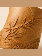 Bamboo Landscape Carved Pen Holder