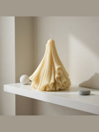 Lotus Petal Drape Candle