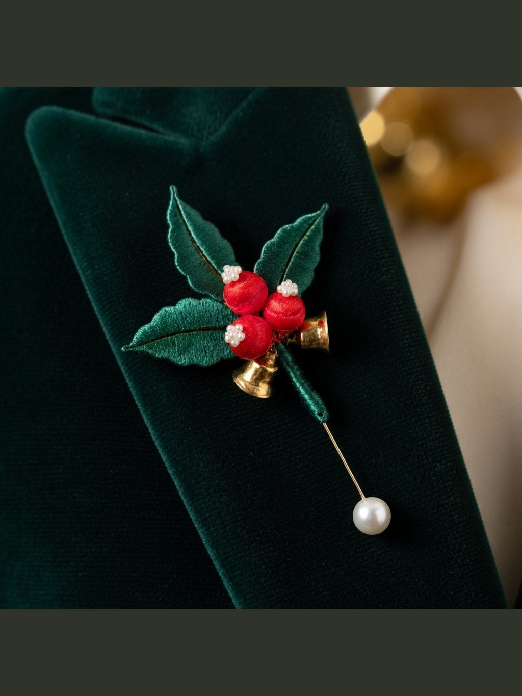 Holly Berry Chanhua Hairpin