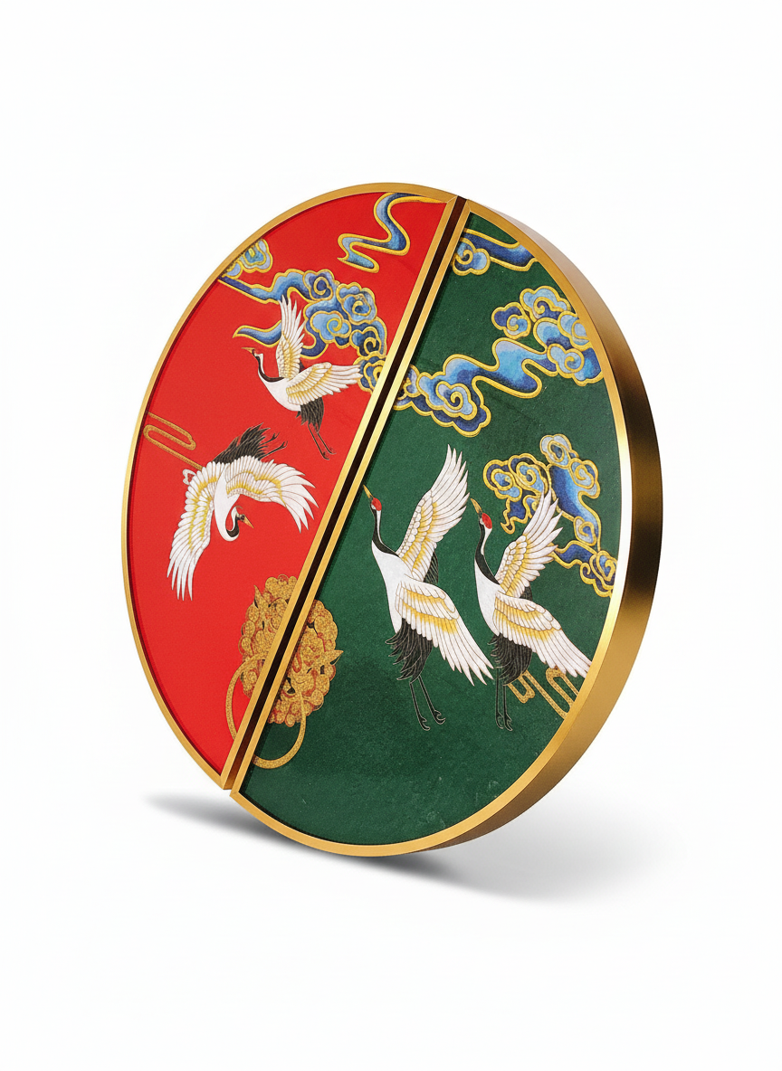 Cranes Dancing in Auspicious Clouds