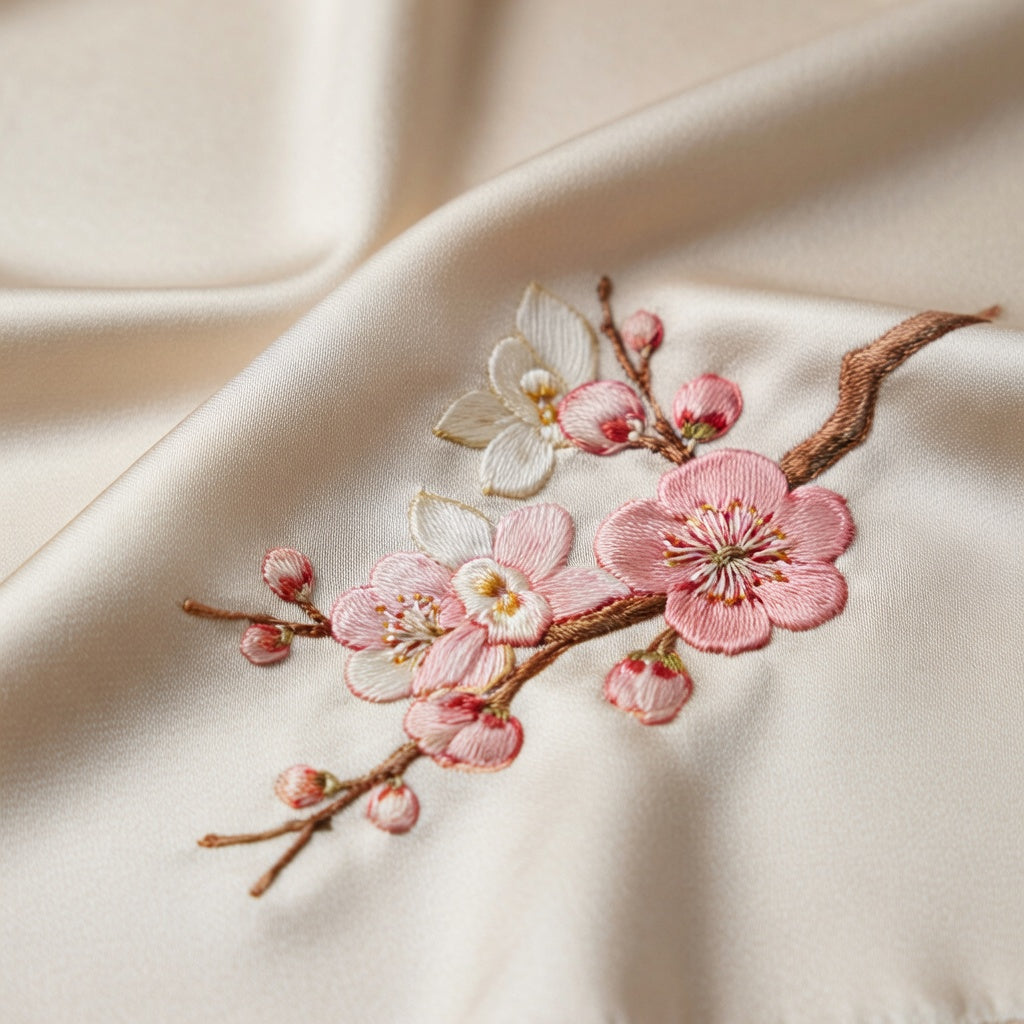Suzhou Embroidery Silk Scarf