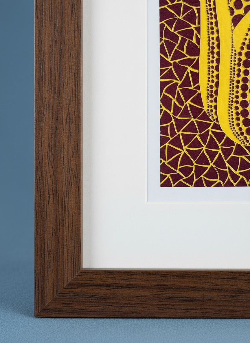 Golden Harvest Pumpkin Cloisonné Wall Art