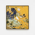 Golden Pond Egrets & Mandarin Ducks Cloisonné Panel