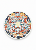 Blessing, Longevity & Reunion Cloisonné Roundel