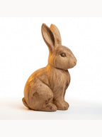Hand-carved boxwood Rabbit Ornament