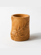 Bamboo Landscape Carved Pen Holder