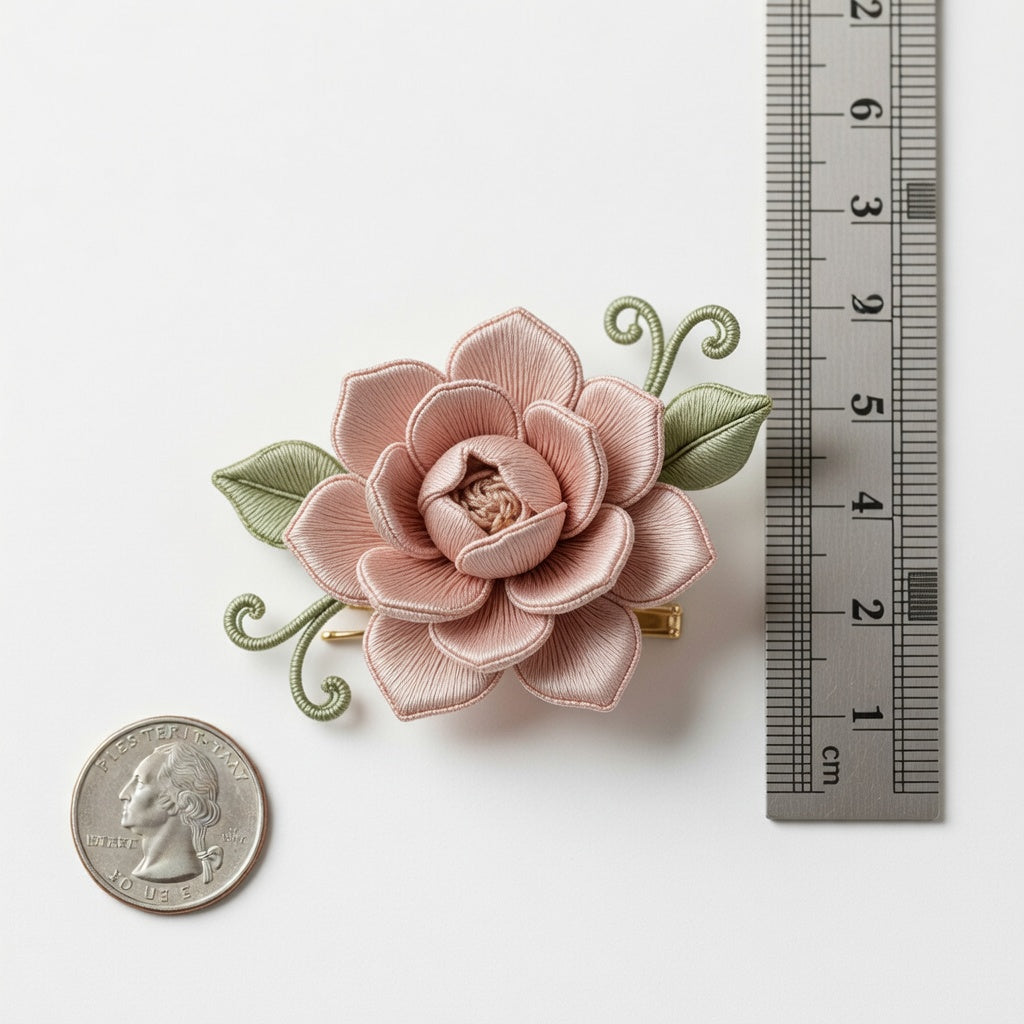 Silk Thread Brooch