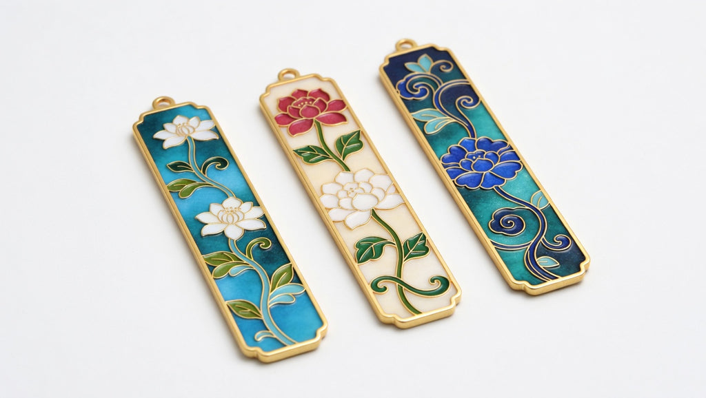 Cloisonné Bookmark Set