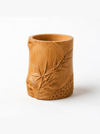 Bamboo Landscape Carved Pen Holder