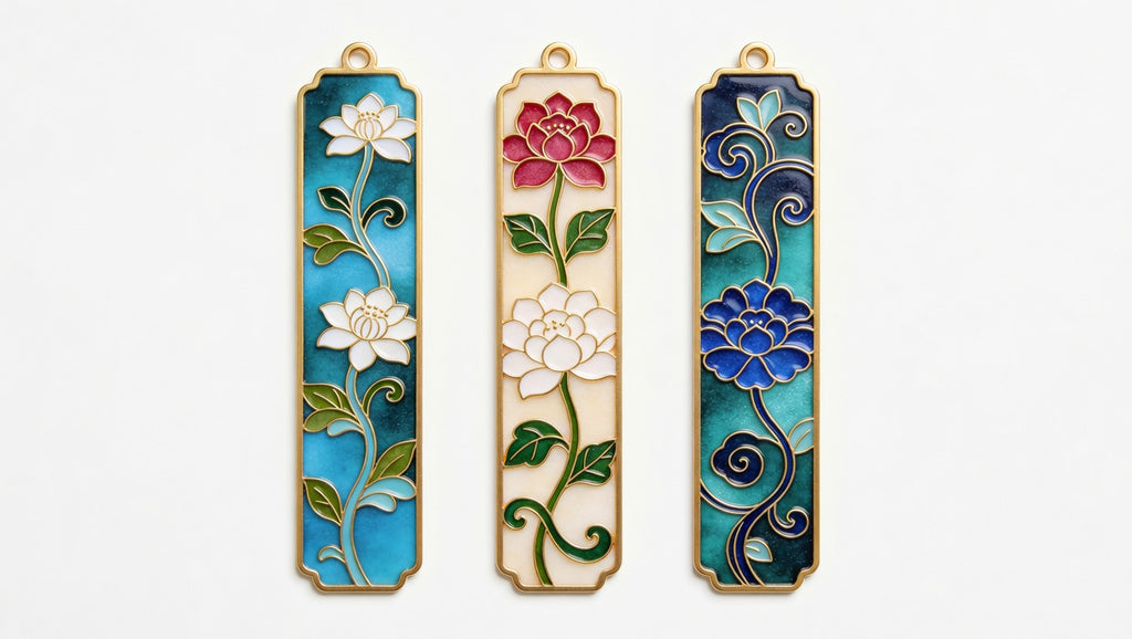Cloisonné Bookmark Set