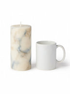 Ink-Wash Marble Pillar Candle