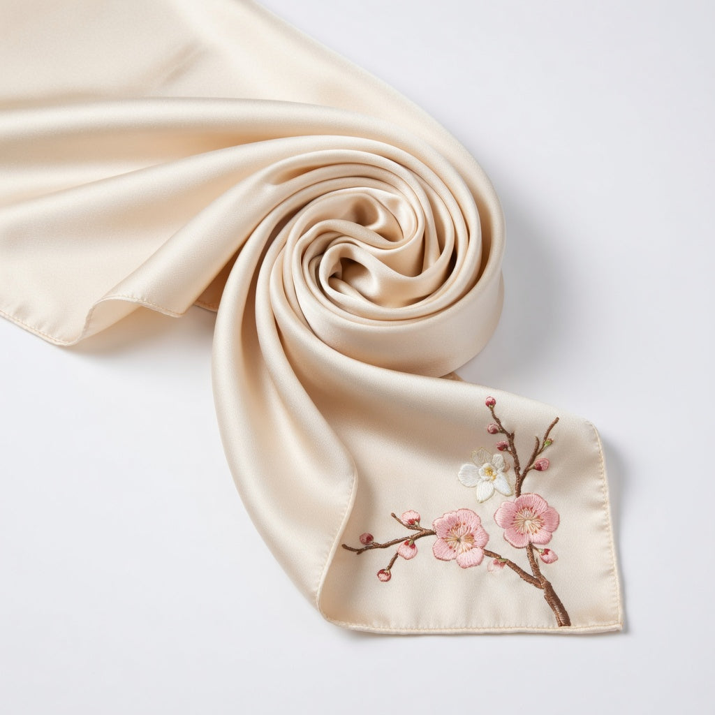 Suzhou Embroidery Silk Scarf