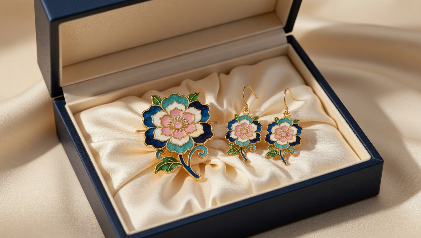 Cloisonné Jewellery Gift Box